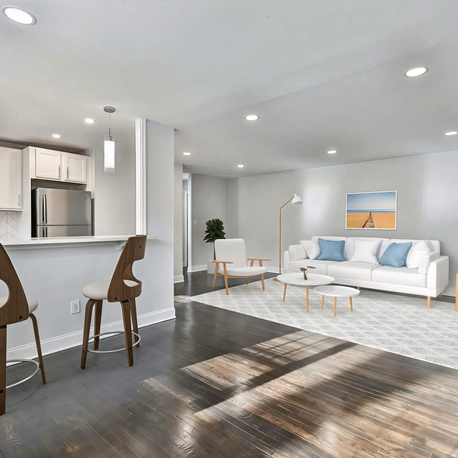 patridge run apartments dining living room 1