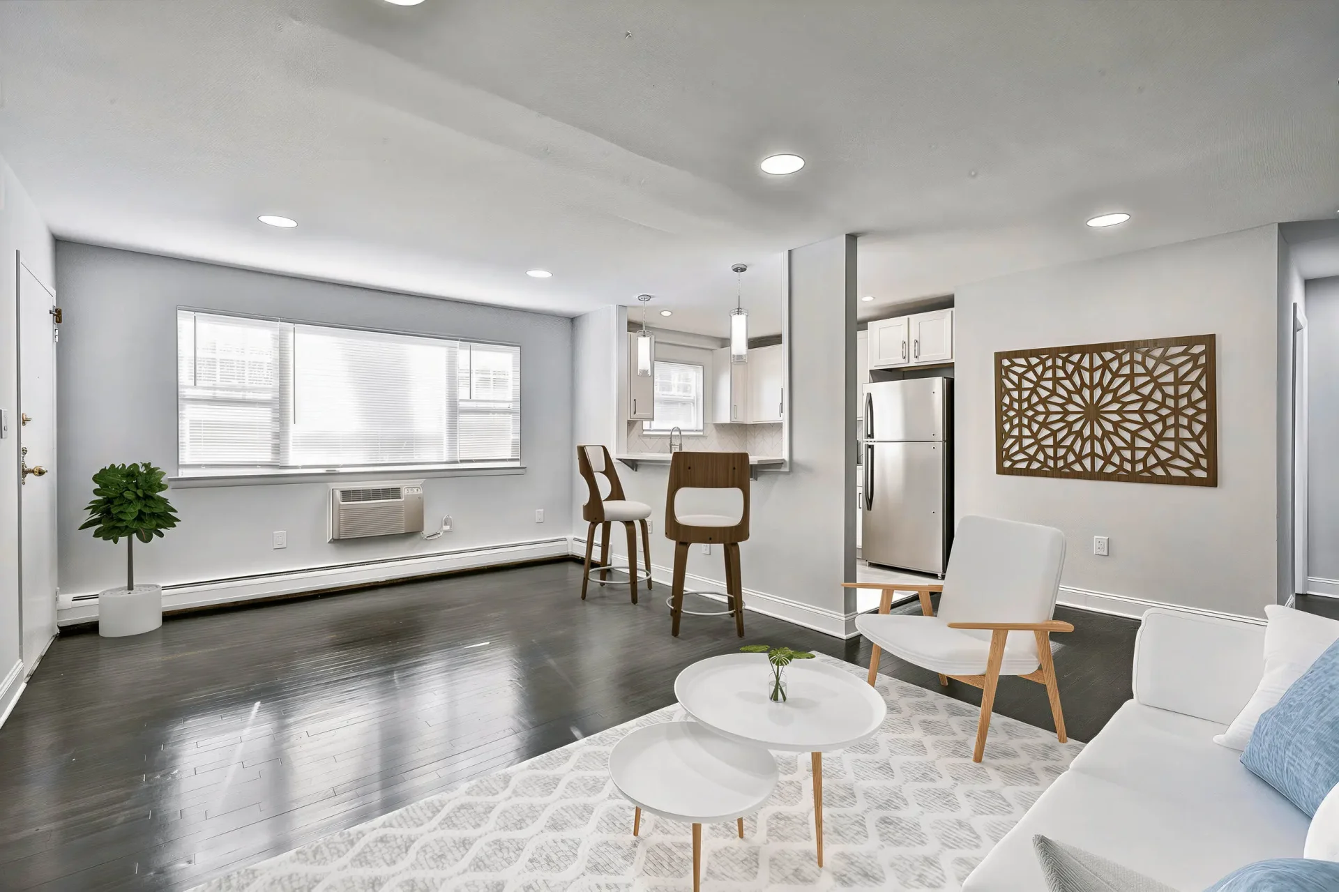 patridge run apartments living room kitchen area